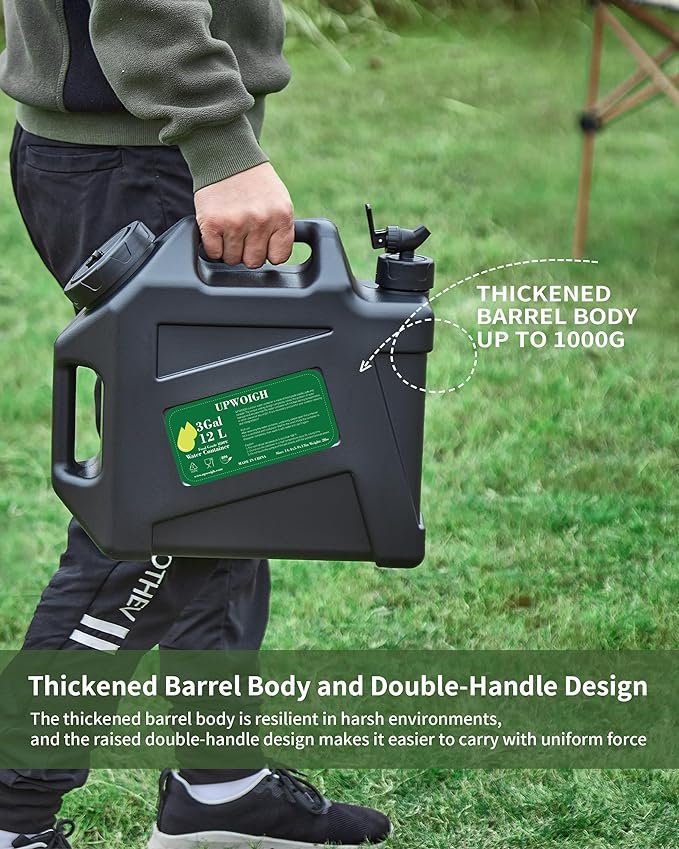 3 Gallon Water Jug, Overlanding Gear Water Containers Spigot, Camping Essential - Magnadyne