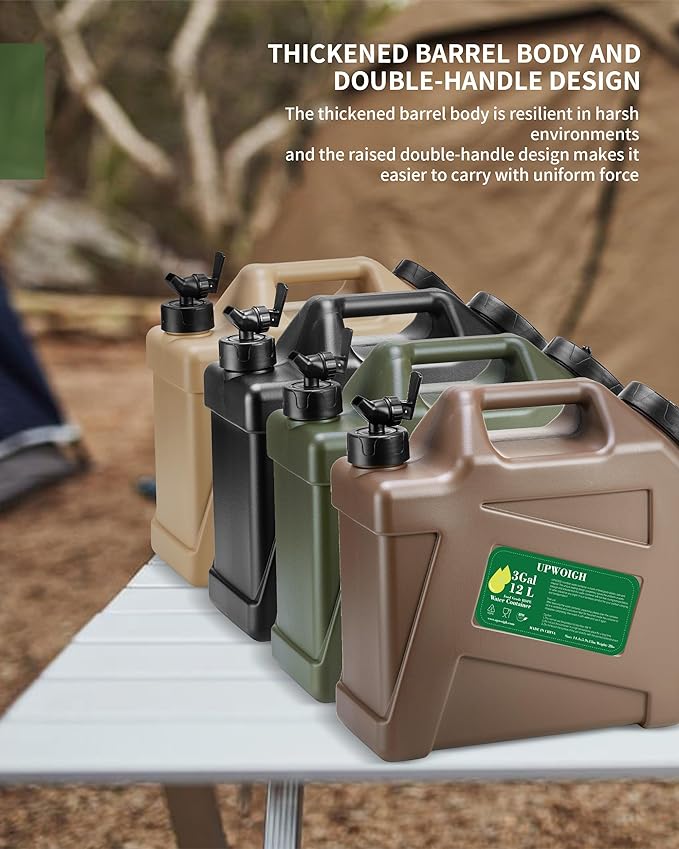 3 Gallon Water Jug, Overlanding Gear Water Containers Spigot, Camping Essential - Magnadyne