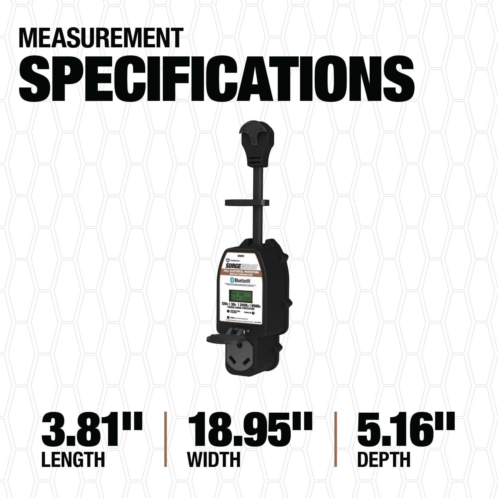 30A Surge Guard Portable Total Electrical Protection 34931 - Magnadyne
