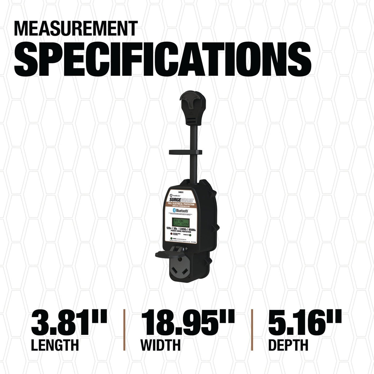 30A Surge Guard Portable Total Electrical Protection 34931 - Magnadyne