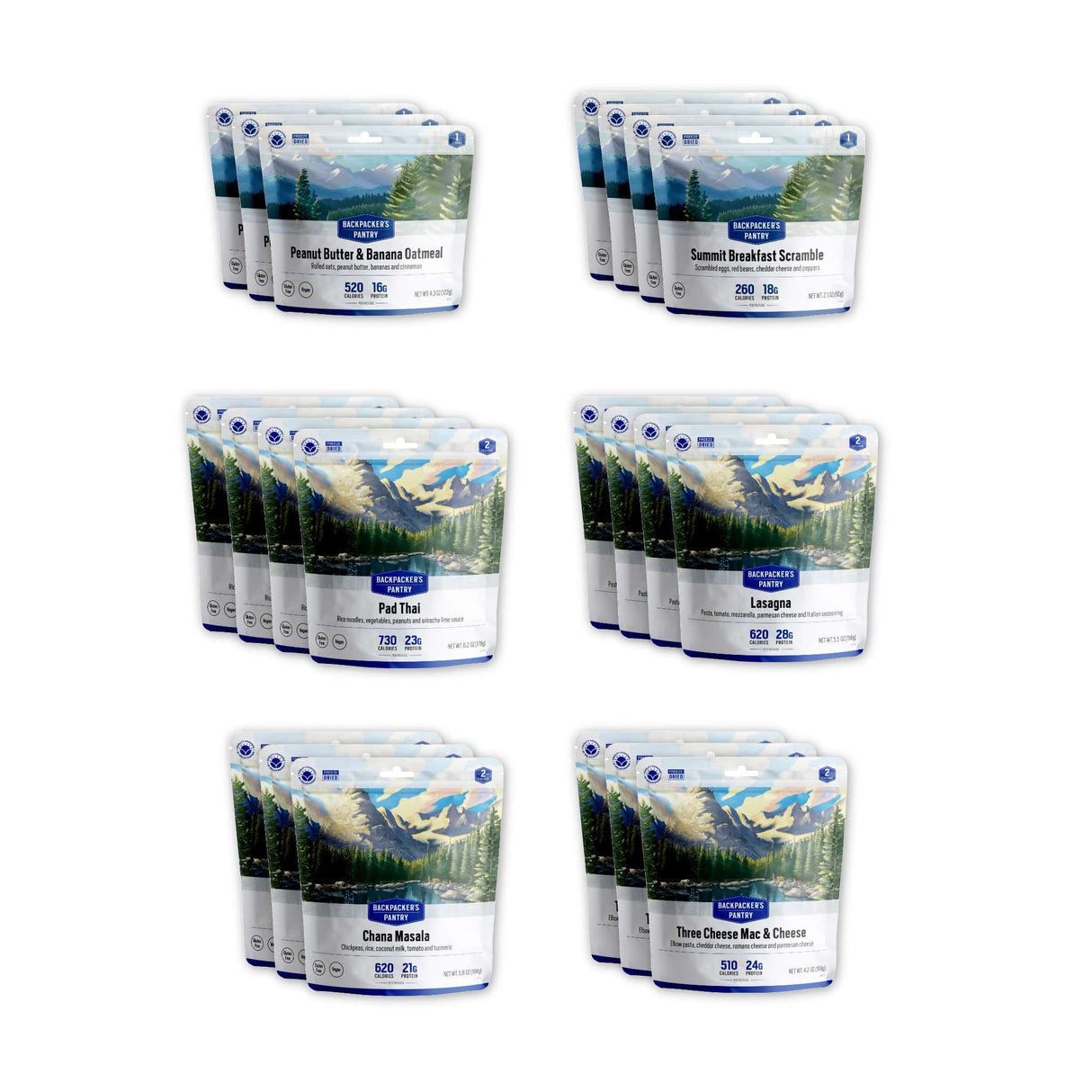 7 Day Vegetarian Emergency Survival Meal Kit - Magnadyne