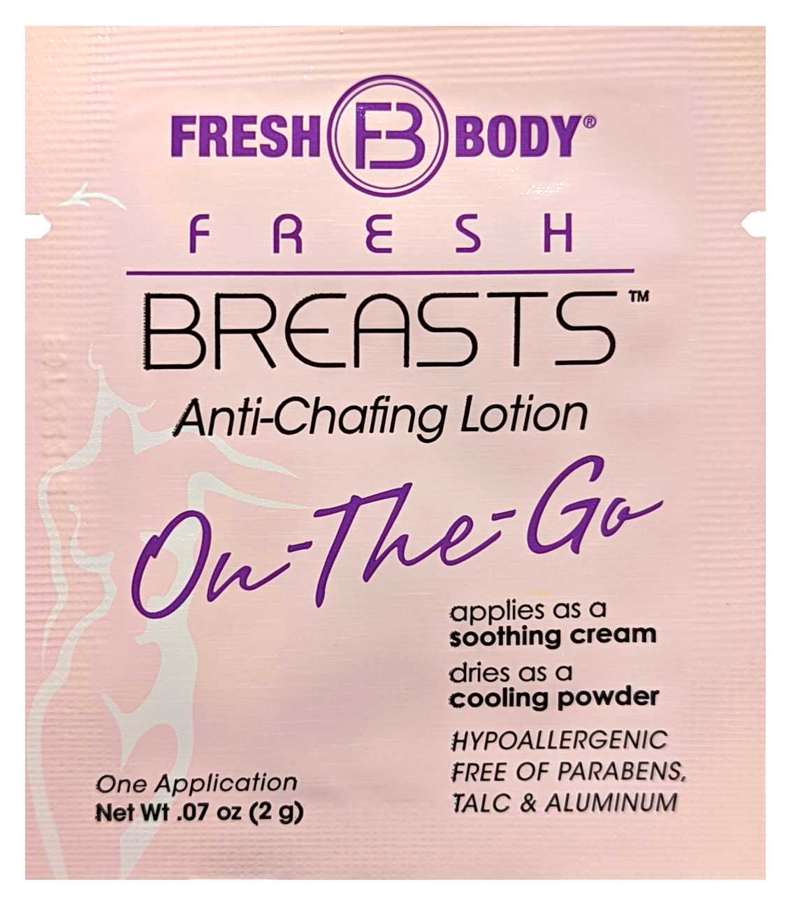 Fresh Breasts On-The-Go Lotion Packets (select quantity)
