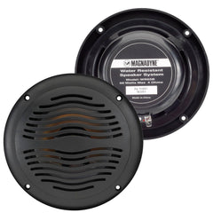 AquaVibe WR65B - PAIR | Marine Water - Resistant 6 1/2" 2 - Way Speaker with Grill | Sold as Pair - Magnadyne