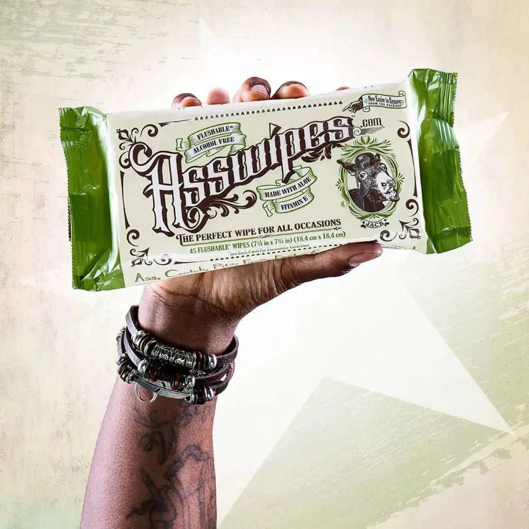 Asswipes 45ct Flow Pack (select quantity) - Magnadyne