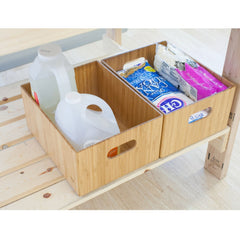 Bamboo Large Storage Box 14 x 11 x 6.5 - Magnadyne