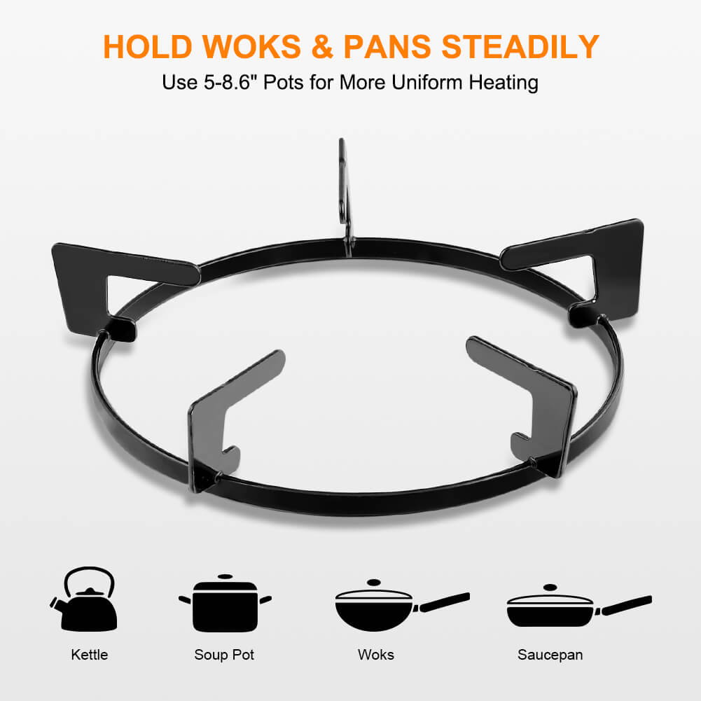 Camplux 2 Burners 19,600 BTU Outdoor Gas Stove with Auto Ignition - Magnadyne