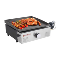 Camplux Outdoor Portable Griddles for RV, Camping and Tailgating - 17 Inch 13,000 BTU - Magnadyne