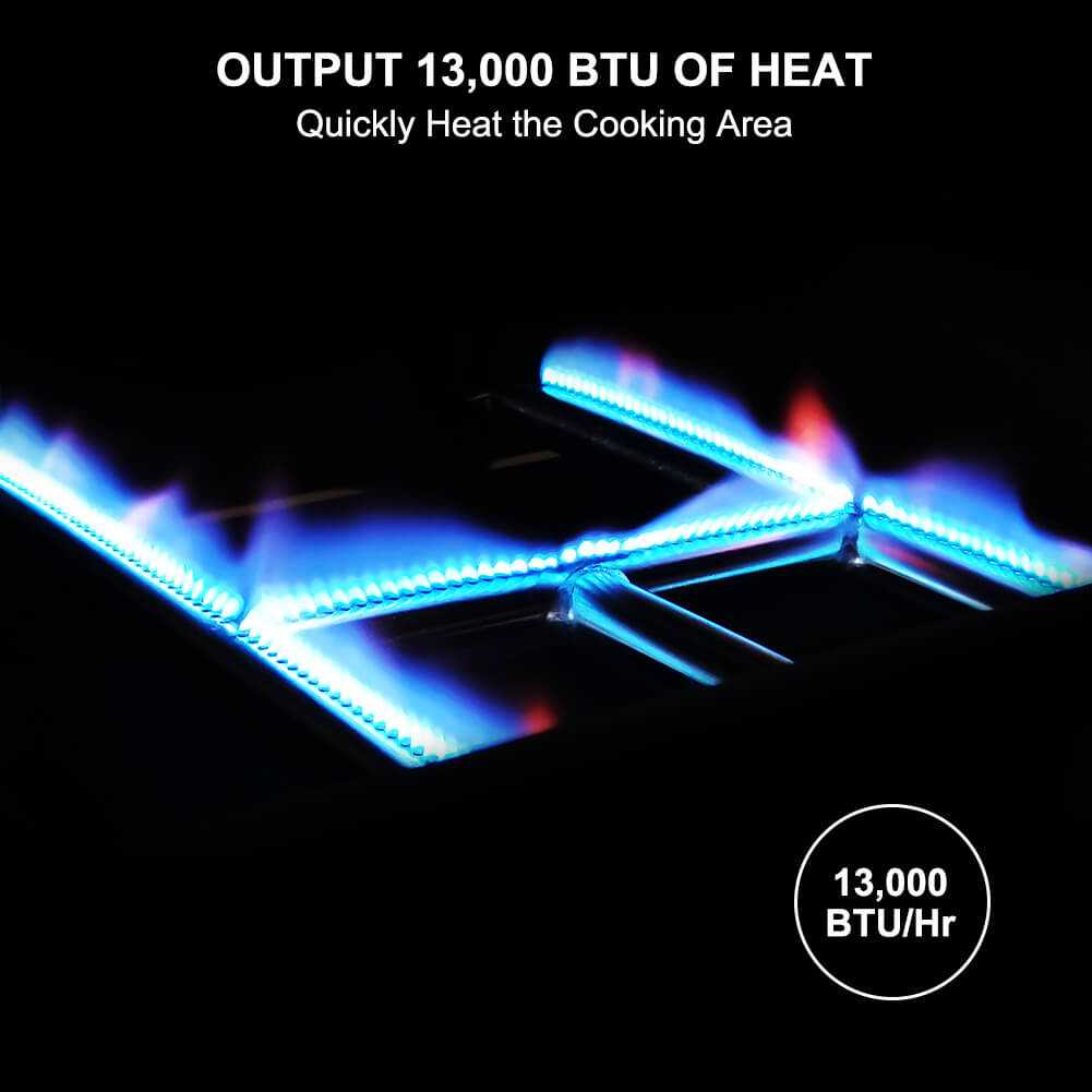 Camplux Outdoor Portable Griddles for RV, Camping and Tailgating - 17 Inch 13,000 BTU - Magnadyne