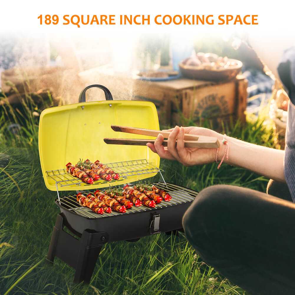 Camplux Portable Gas Grill 189 Square Inches, Camping Grills for Outdoor Cooking - Magnadyne