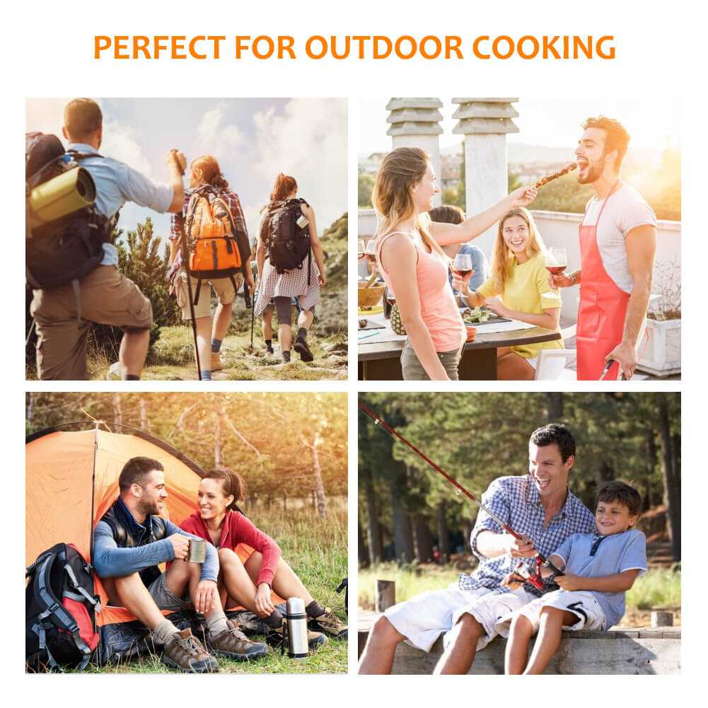 Camplux Portable Gas Grill 189 Square Inches, Camping Grills for Outdoor Cooking - Magnadyne