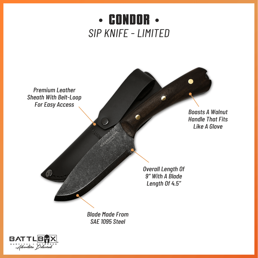 CONDOR SIP KNIFE–LIMITED EDITION - Magnadyne