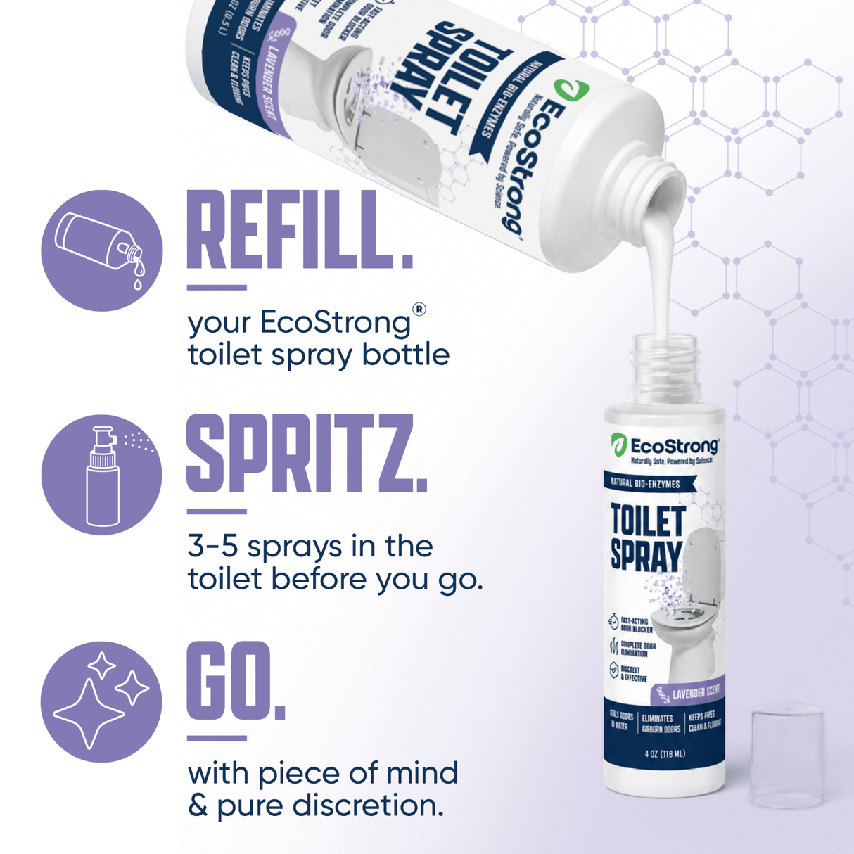 EcoStrong Discrete Toilet Spray - Magnadyne