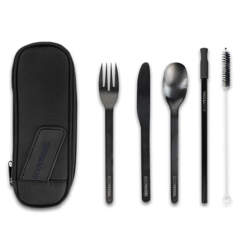 EcoVessel's Wanderware Reusable Stainless Steel Set - Magnadyne