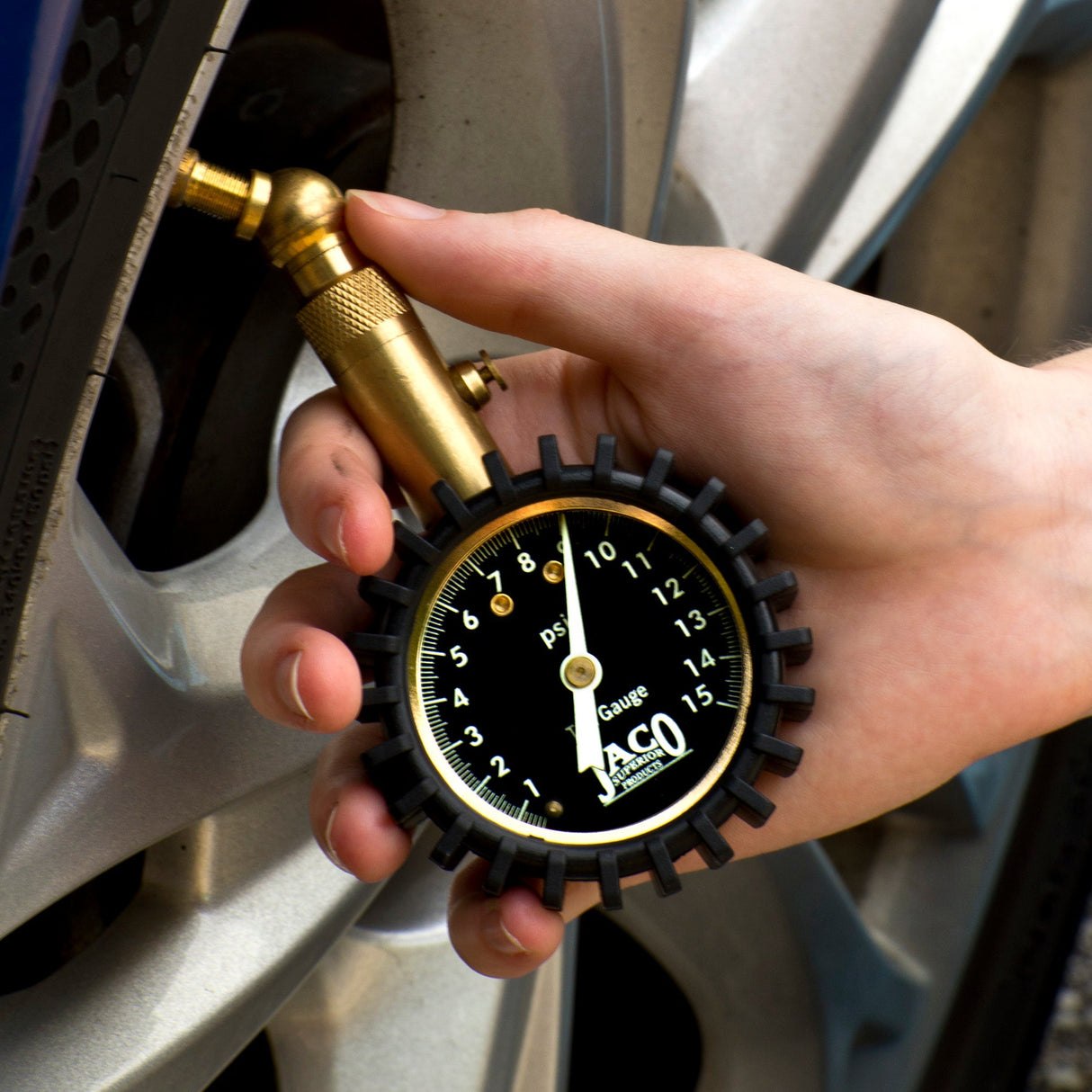 Elite® Low Pressure Tire Gauge - 15 PSI - Magnadyne