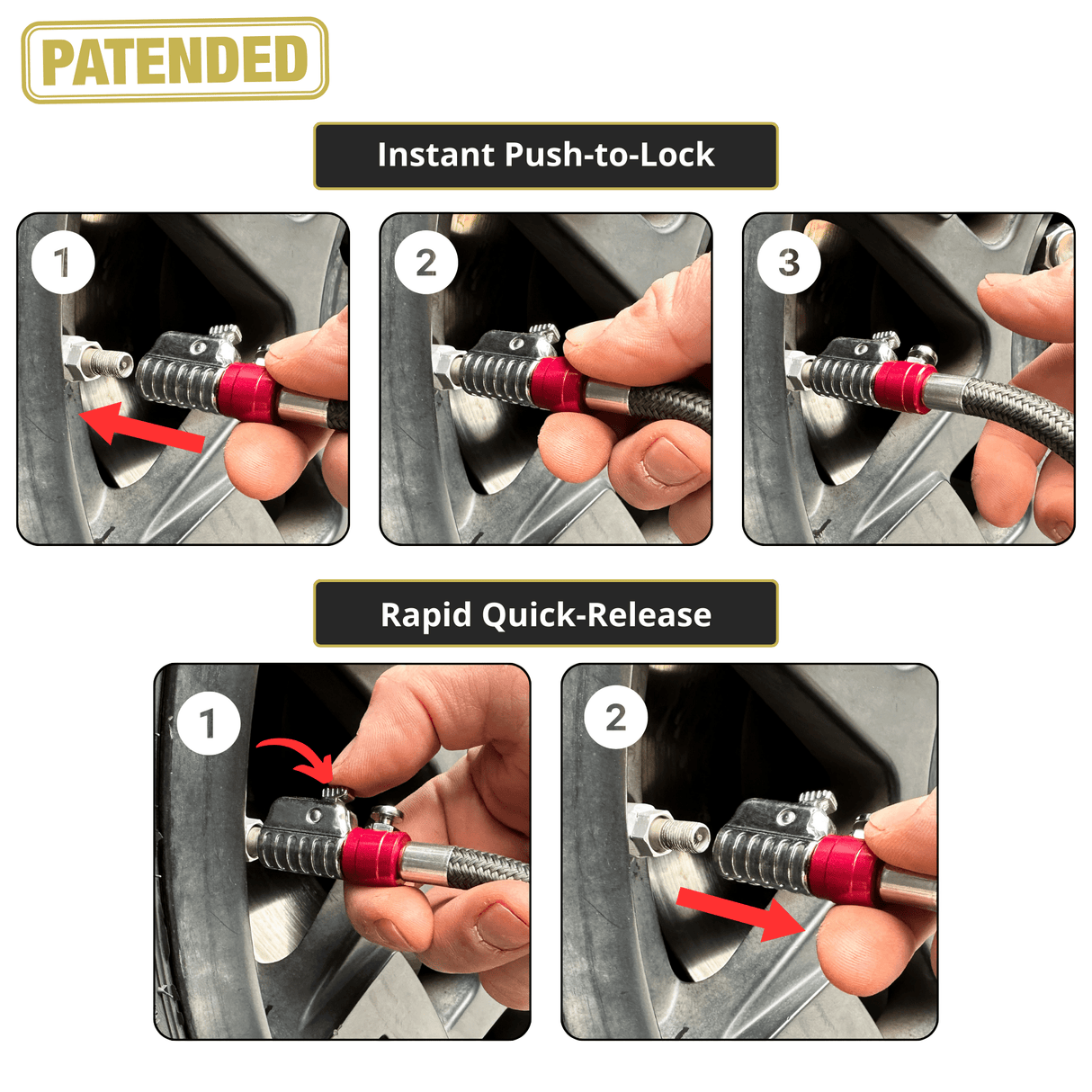 ElitePro-X Digital Tire Pressure Gauge with Lightning™ Chuck - Magnadyne