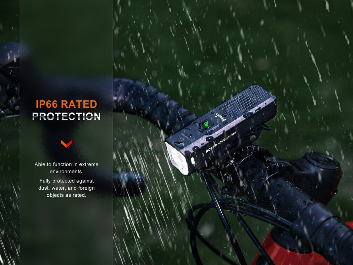 Fenix BC15R Lightweight Rechargeable Bicycle Light - Magnadyne