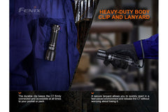 Fenix C7 High - performance Rechargeable LED Flashlight - 3000 Lumens - Magnadyne