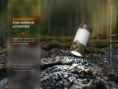 Fenix CL26R PRO High Performance LED Rechargeable Camping Lantern - Magnadyne