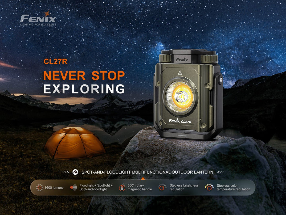 Fenix CL27R Multifunctional Outdoor Lantern - Magnadyne