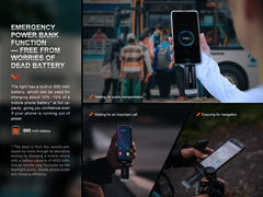 Fenix E - SPARK Ultra - Thin Powerbank LED Flashlight - Magnadyne