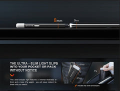 Fenix E - SPARK Ultra - Thin Powerbank LED Flashlight - Magnadyne