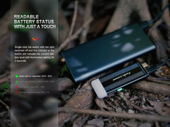 Fenix E - SPARK Ultra - Thin Powerbank LED Flashlight - Magnadyne