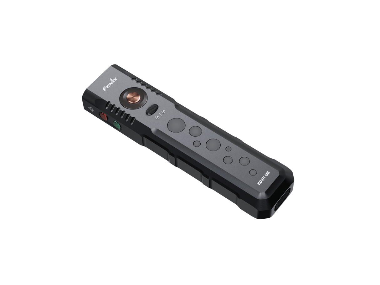 Fenix E08R UE Multi-Light EDC Flashlight With Red Light & Green Laser - Magnadyne