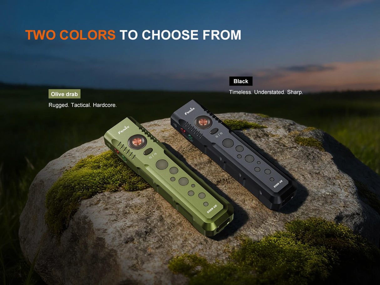Fenix E08R UE Multi-Light EDC Flashlight With Red Light & Green Laser - Magnadyne