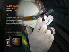 Fenix HM61R V2 Rechargeable LED Headlamp - 1600 Lumens - Magnadyne