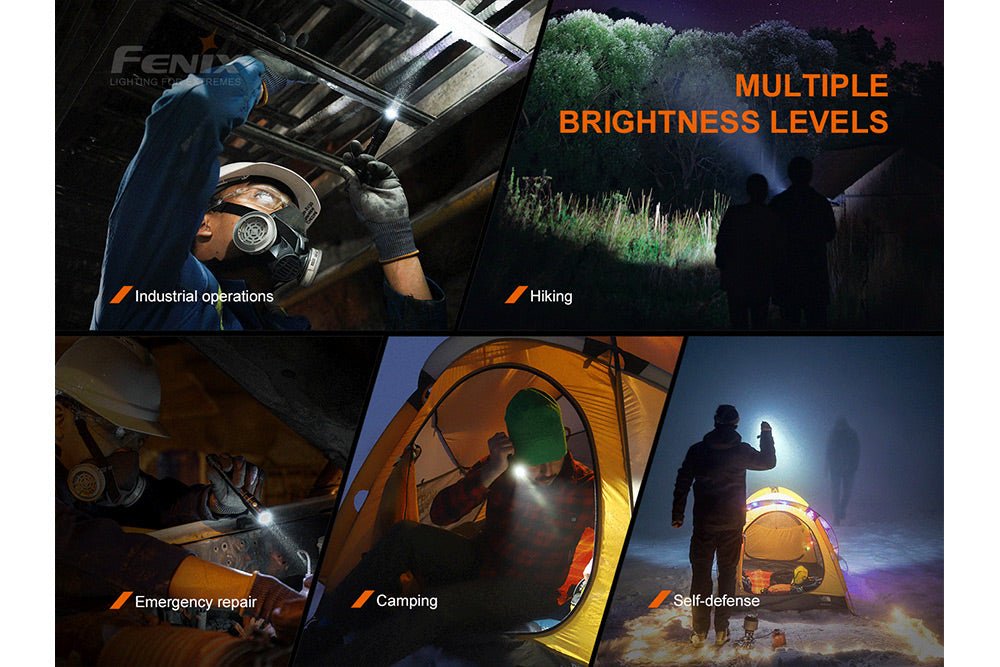 Fenix LD22 V2 Compact LED Flashlight - 800 Lumens - Magnadyne