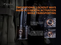 Fenix LR35R Rechargeable LED Flashlight - 10,000 Lumens - Magnadyne