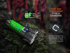Fenix LR40R V2.0 Rechargeable LED Searchlight - Magnadyne