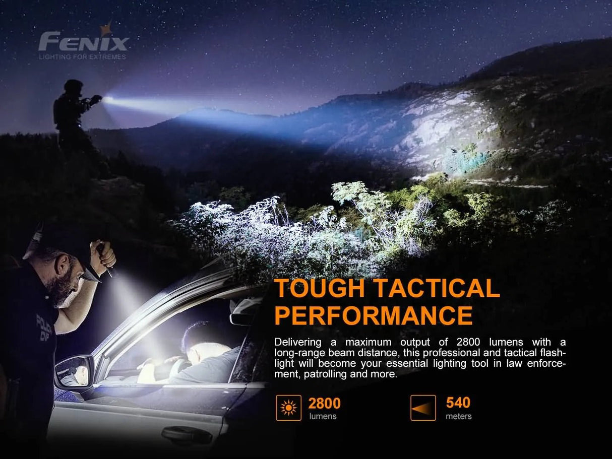 Fenix TK22 TAC Tactical Flashlight - 2800 Lumens - Magnadyne