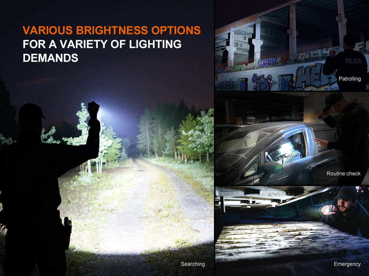 Fenix TK22R Rechargeable Tactical & Duty Flashlight - Magnadyne