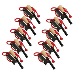 FireStorm™ Large 3/8" Ferro Rod Fire Starter - Red Loop Lanyard - Magnadyne