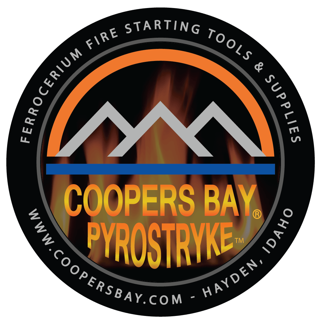 FireStorm-Plus X-Large 1/2" Ferro Rod & Striker - Braided Paracord Lanyard - Magnadyne
