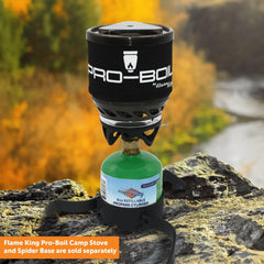 Flame King Eco Friendly Sustainable 8oz 1/2lb Refillable Propane Tank LP Cylinder - Magnadyne