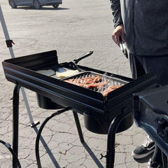 Flame King Outdoor Propane Double Dual Burner Cooker Stove - Magnadyne