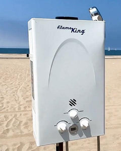Flame King Tankless RV Camping Hot Shower Propane Water Heater 68,000 BTU - Magnadyne