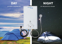 Flame King Tankless RV Camping Hot Shower Propane Water Heater 68,000 BTU - Magnadyne
