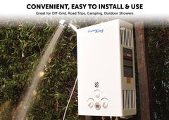 Flame King Tankless RV Camping Hot Shower Propane Water Heater 68,000 BTU - Magnadyne