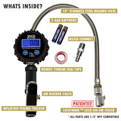 FlowPro® Digital Tire Inflator with Pressure Gauge - 200 PSI - Magnadyne