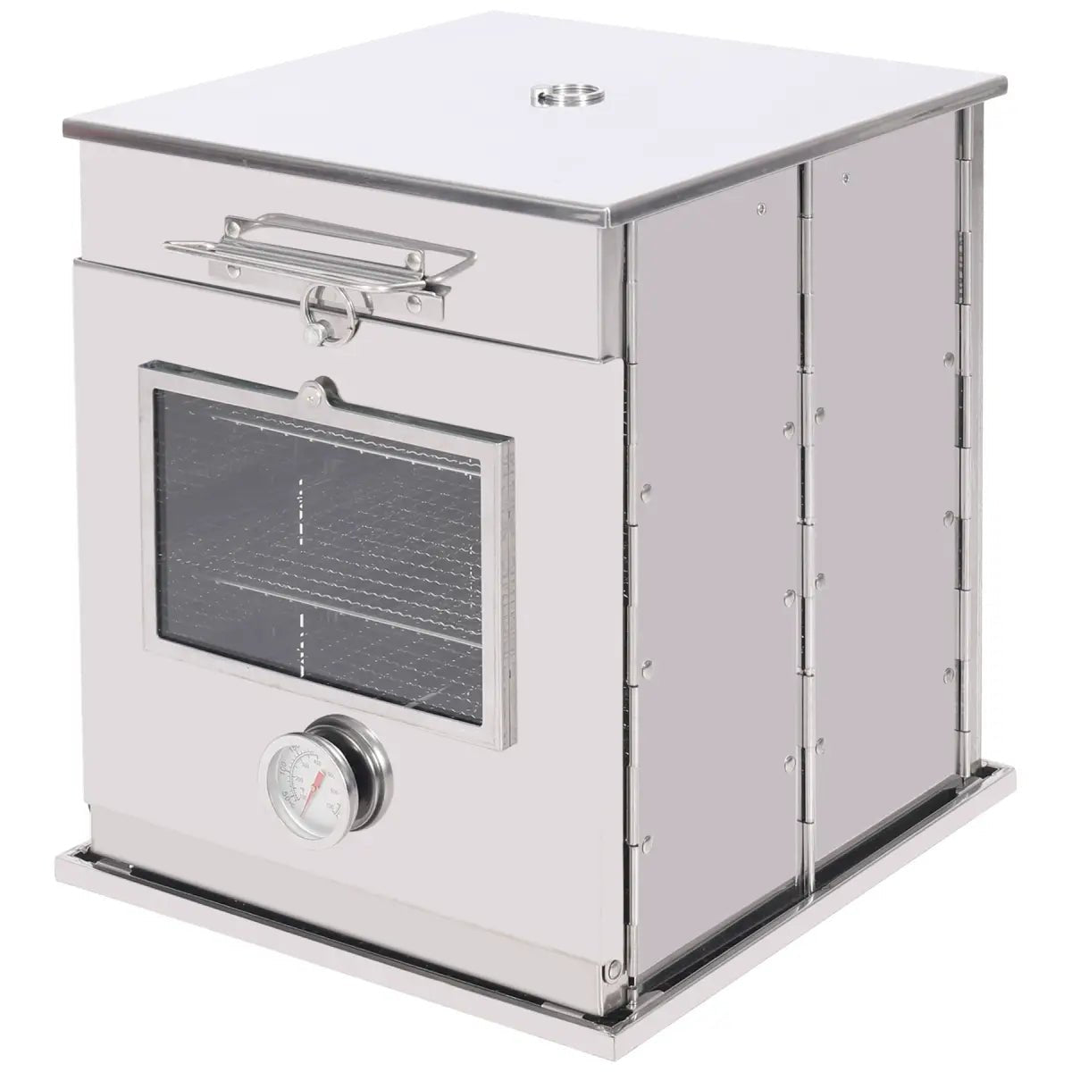 Foldable Stainless Steel Camping Oven with 3 Tier Grill for Propane Stove Baking Outdoor Cooking - Magnadyne