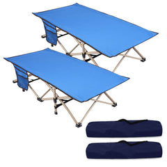 Folding Kids Cot for Sleeping,Blue Pink Navy - Magnadyne