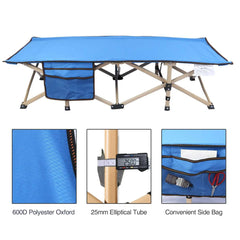 Folding Kids Cot for Sleeping,Blue Pink Navy - Magnadyne