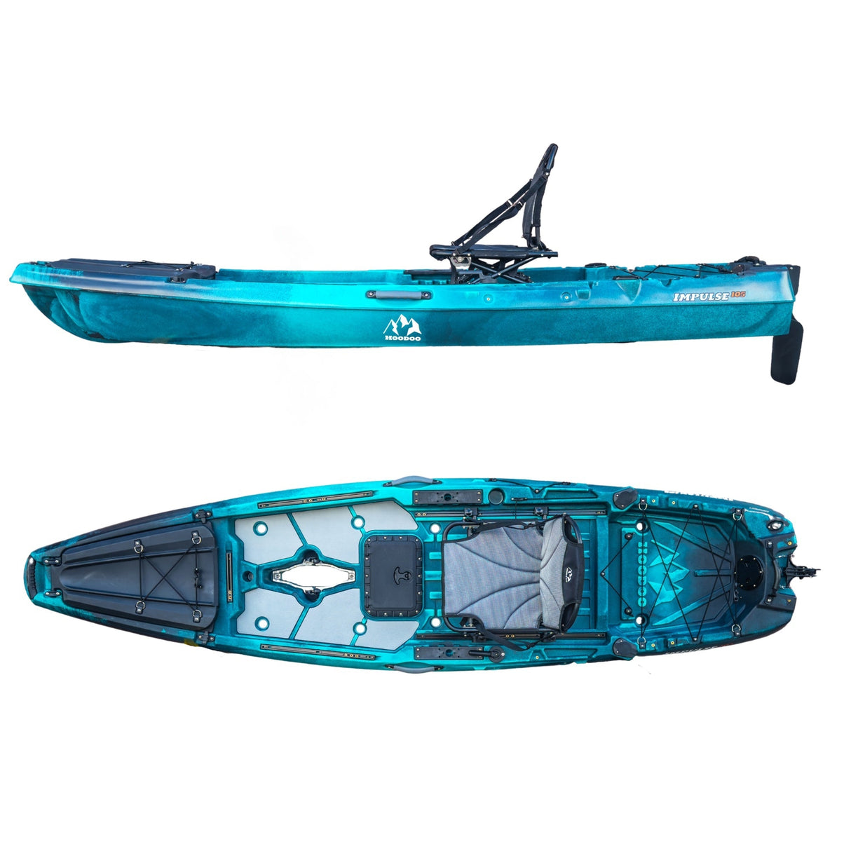 Hoodoo Impulse 105 Fin Drive Kayak - Magnadyne