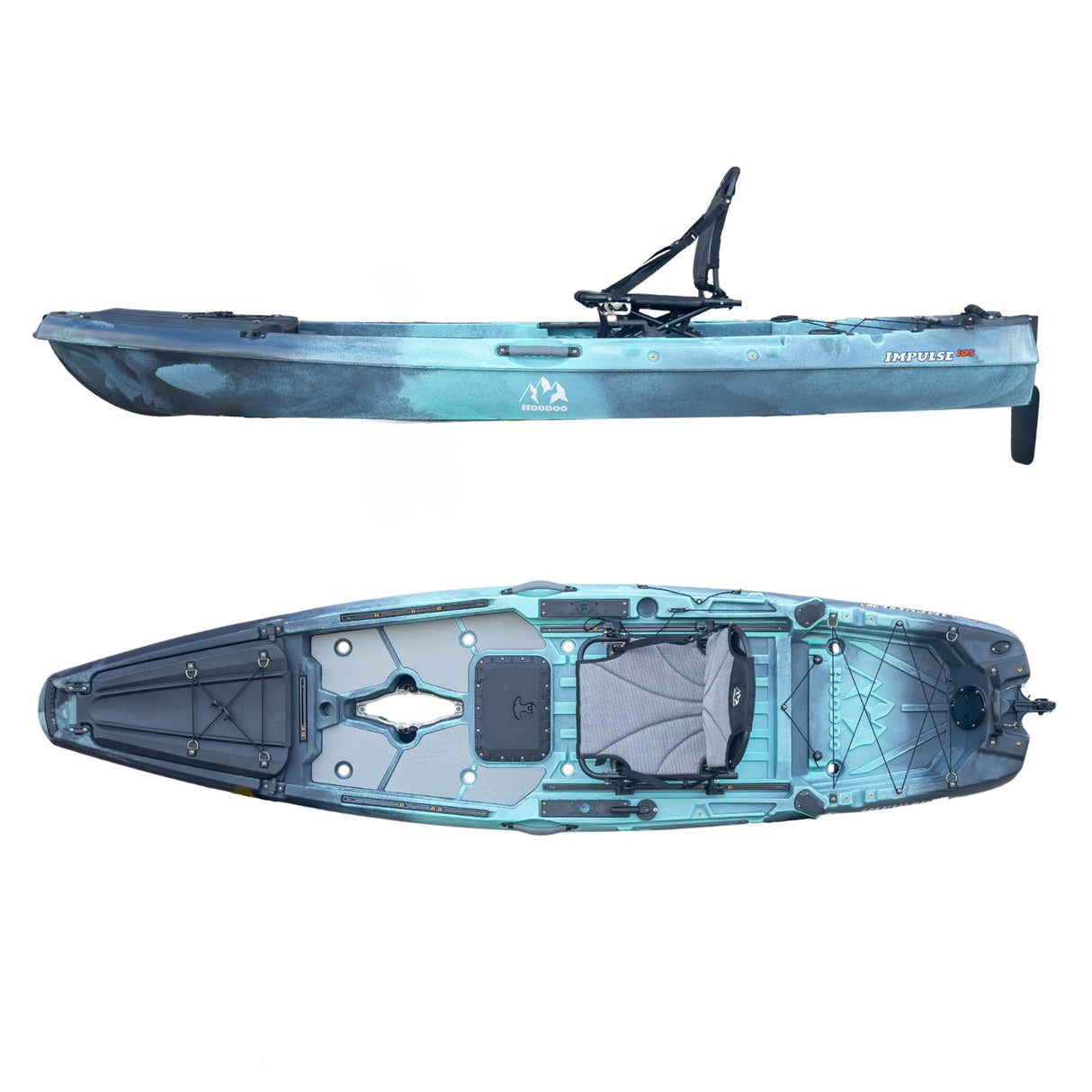 Hoodoo Impulse 105 Fin Drive Kayak - Magnadyne