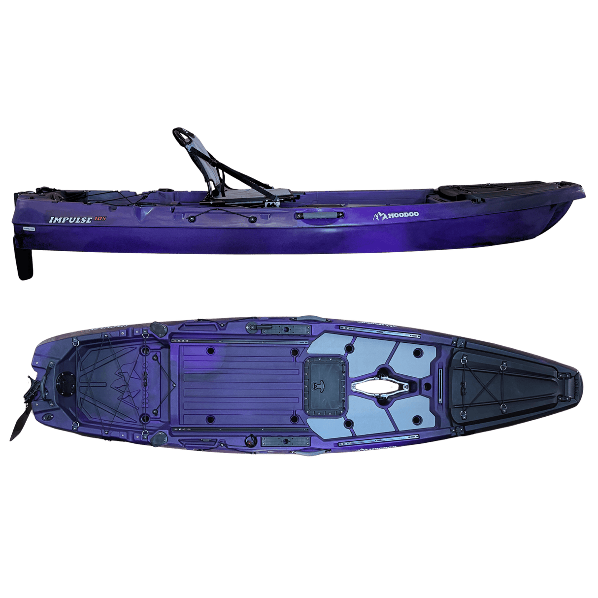 Hoodoo Impulse 105 Fin Drive Kayak - Magnadyne
