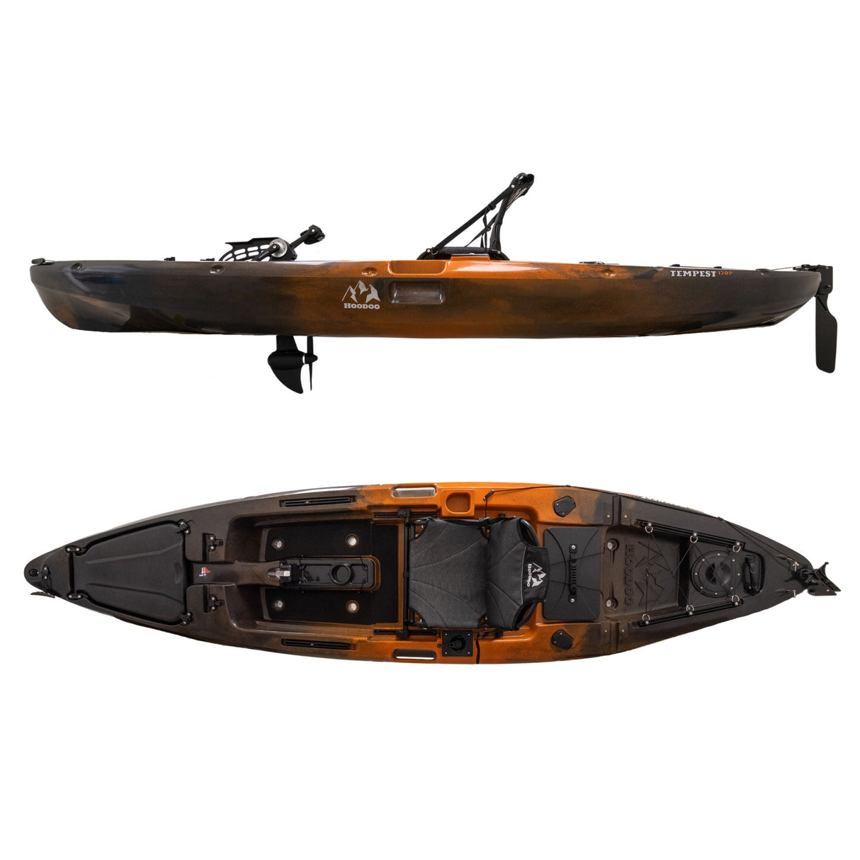 Hoodoo Tempest 120P Pedal Drive Kayak - Magnadyne