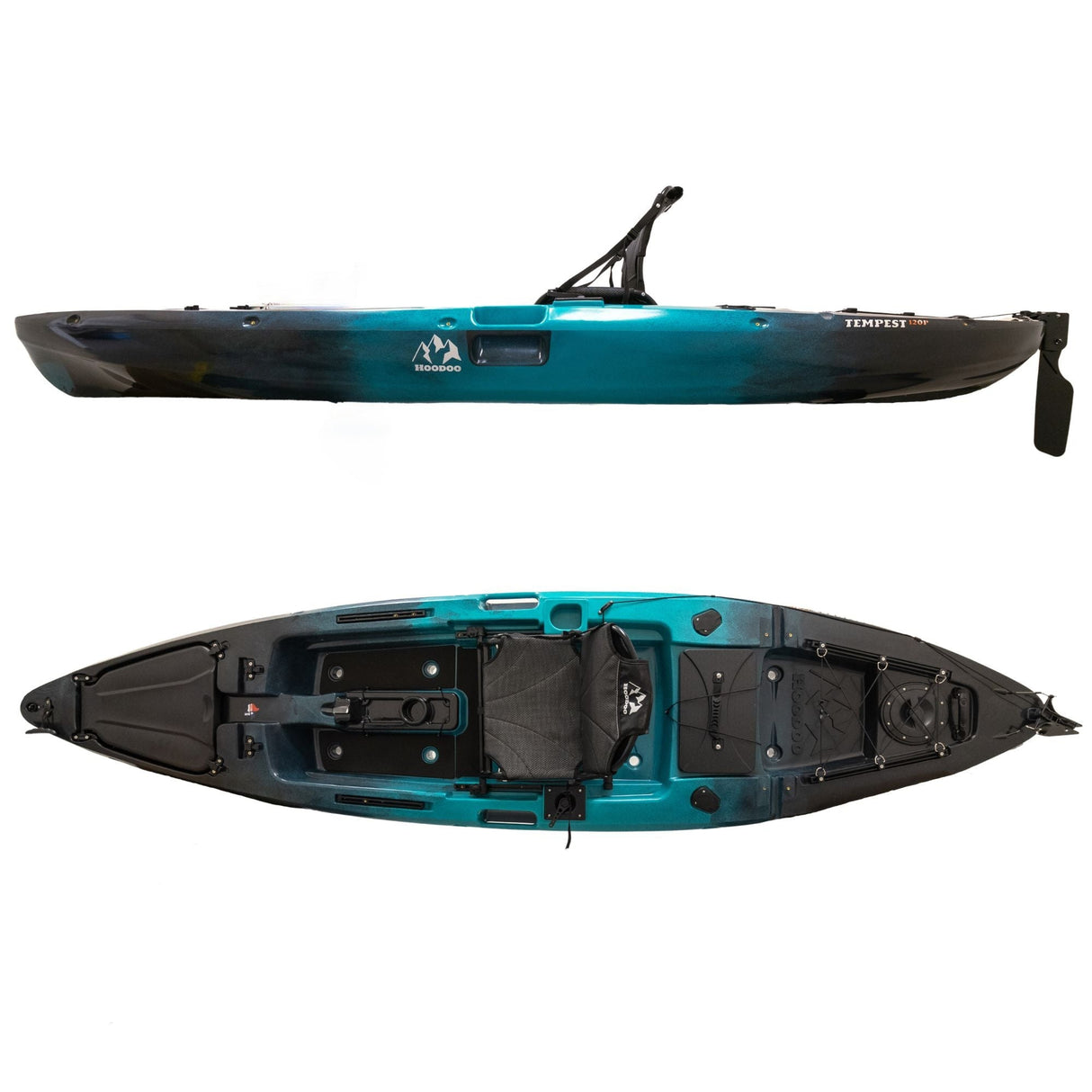 Hoodoo Tempest 120P Pedal Drive Kayak - Magnadyne